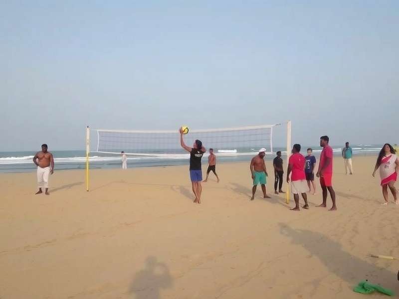 Desi Beach Volley Tournament Scene Desi Beach Volley Tournament